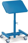 Material stand, adjustable H 755-1105 mm Loading area 510x410 mm brilliant blue, Fetra 3282