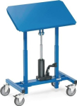 Material stand, adjustable H 720-1080 mm Loading area 750x450 mm brilliant blue, Fetra 3286