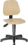 Unitec bureaudraaistoel Zithoogte 440-620 mm Vloerglijders, beuken