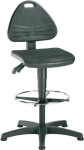 Isitec bureaudraaistoel Zithoogte 580-850 mm Vloerglijders, voetring, integraalschuim