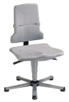 Sintec A bureaudraaistoel Zithoogte 430-580 mm Vloerglijders, polypropyleen grijs