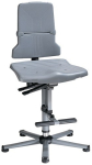 Sintec C bureaudraaistoel Zithoogte 580-850 mm Vloerglijder, klimhulp, PP grijs