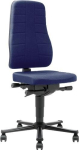 All-in-One Highline bureaudraaistoel Zithoogte 450-600 mm Wielen, bekleding van blauwe stof