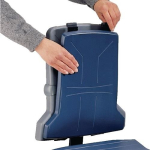 Intergrale schuimrubberen bekleding blauw voor Sintec voor zitting/rugleuning