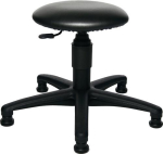 Drehhocker m. Gleitern Kunstleder