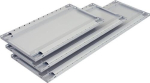 Fachboden für Steckregal B 1000 x T 500 x H 25 mm Trgf. 150 kg, verzinkt