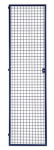 Gittertür abschließbar blau H 1970 x B 540 mm LOGS-Nr. 240