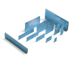 Innenprofile für Schublade Vollauszug HxT 100x500 mm, verzinkt Meta Clip