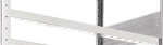 Perforated longitudinal ledger Length 1000 mm, galvanised Meta Clip MS