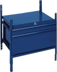 Schubladenteil blau RAL 5022 H 520 x B 540 x T 390 mm LOGS-Nr. 100