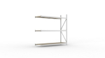 Add-on shelving Chipboard shelves HxLxD 2200x2200x650 mm, galvanised Meta Mini-Rack 600 / 2750 kg 3 shelves