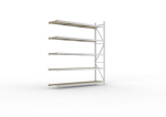 Aanbouwplanken Spaanplaatplanken HxLxD 3000x2600x650 mm, gegalvaniseerd Meta Mini-Rack 490 / 2500 kg 5 legborden