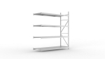 Add-on shelving Steel shelves HxLxD 2500x2200x800 mm, galvanised Meta Mini-Rack 600 / 2750 kg 4 shelves