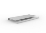 Additional floor steel panels LxDxH 1800x800x70 mm, galvanised Meta Mini-Rack 600 kg