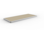 Additional shelf level with chipboard HxLxD 70x2000x800 mm, galvanised Meta Speed-Rack