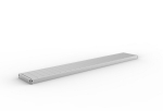 Additional shelf level with steel panels HxLxD 70x2500x400 mm, galvanised Meta Speed-Rack