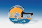 Zelfklevende magnetische tape Breedte 19 mm, lengte 5 m afneembaar, handdispenser