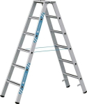 Stufenstehleiter Alu 2x6 Stufen Leiterlänge 1,70 m, Arbeitshöhe 3,05 m Zarges Saferstep B