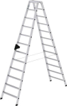Stehleiter Alu 2x12 Stufen Arbeitshöhe 4,30 m einseitig begehbar Munk Günzburger