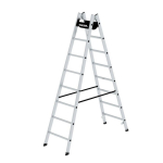Aluminium stepladder 2x8 rungs Accessible on both sides