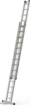 Seilzugleiter Alu 2tlg. 2x14 Sprossen Leiterlänge max 7,21 m, Arbeitsh. 7,90 m Zarges Skyline 2E
