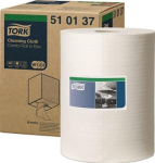 Tork Premium cleaning cloth 510 1-ply, white, Wiper Pak TORK 51.01.37, System W2