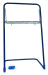 Paper dispenser / floor stand for rolls up to 40 cm wide blue