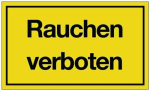 Bord Kunststof informatiebord Niet roken 250 x 150 mm