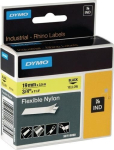 Schrijflint nylon 19 mm/L=3,5 m zwart op geel Dymo