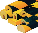 Corner protection type A red-white 5000 mm Polyurethane foam