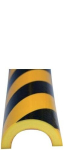 Rohrschutz Typ R 50 gelb-schwarz 1000 mm Polyurethan-Schaum