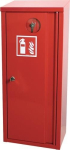 Fire extinguisher protection cabinet S red, for 6 kg and 12 kg fire and emergency key compartment