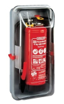 Schutzhaube für 6 kg Feuerlöscher H 620 x B 320 x T 210 mm mit zwei Spannverschlüsse u. Griffrillen