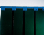 Lasbeschermingsschijven 300x3 mm donkergroen per meter DIN/EN1598 KEMPER