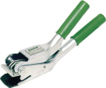 Stalen duimstokschaar tot 32 mm bandbreedte met rubberen buffer