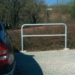 Deflectorsteun met dwarsbalk BxH 1000x1500 mm Staal fzn., voor plaatsing in beton