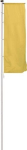 Vlaggenmast met draaibare beugel HxØ 8 m x 75 mm Hard geanodiseerd aluminium, hijsfront binnenin
