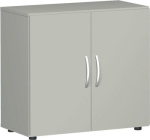 Flügeltürenschrank HxBxT 752x800x420 mm lichtgrau 2 Türen, 2 OH