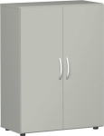 Flügeltürenschrank HxBxT 104x800x420 mm lichtgrau 2 Türen, 3 OH