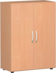 Flügeltürenschrank HxBxT 1104x800x420 mm Buchedekor 2 Türen, 3 OH