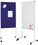 Mobiele flip-over Presentatiewand, flip-over en whiteboard in