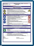 Display panels with profile frame PP, black DIN A4 STK= 5 tablets
