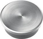 Magnet de luxe Ø 25 mm silver Holding force 12 kg