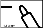Whiteboardmarker blau Strichbreite 1,5-3 mm Rundspitze edding 250
