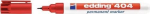 Permanent marker red Line width 0.75 mm round tip edding 404