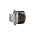 Plug met rand nr. 290 gegalvaniseerd A R 1/4" volledig gegoten Staal ISO/EN T9