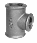 T-Stück Nr.130 verzinkt I/I/I Rp 1.1/2" x 1" x 1.1/2" ISO/EN B1 Georg Fischer