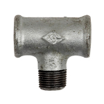 T-Stück Nr.133 verzinkt I/A/I Rp/R/Rp 1" x 1" x 1"