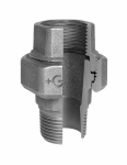Screw connection no. 341 galvanised I/A Rp/R 1.1/4" conical sealing ISO/EN U12 Georg Fischer