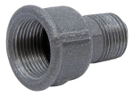 Rood. stopcontact nr. 246 zwart I/A Rp/R 1.1/2" x 1" ISO/EN M4